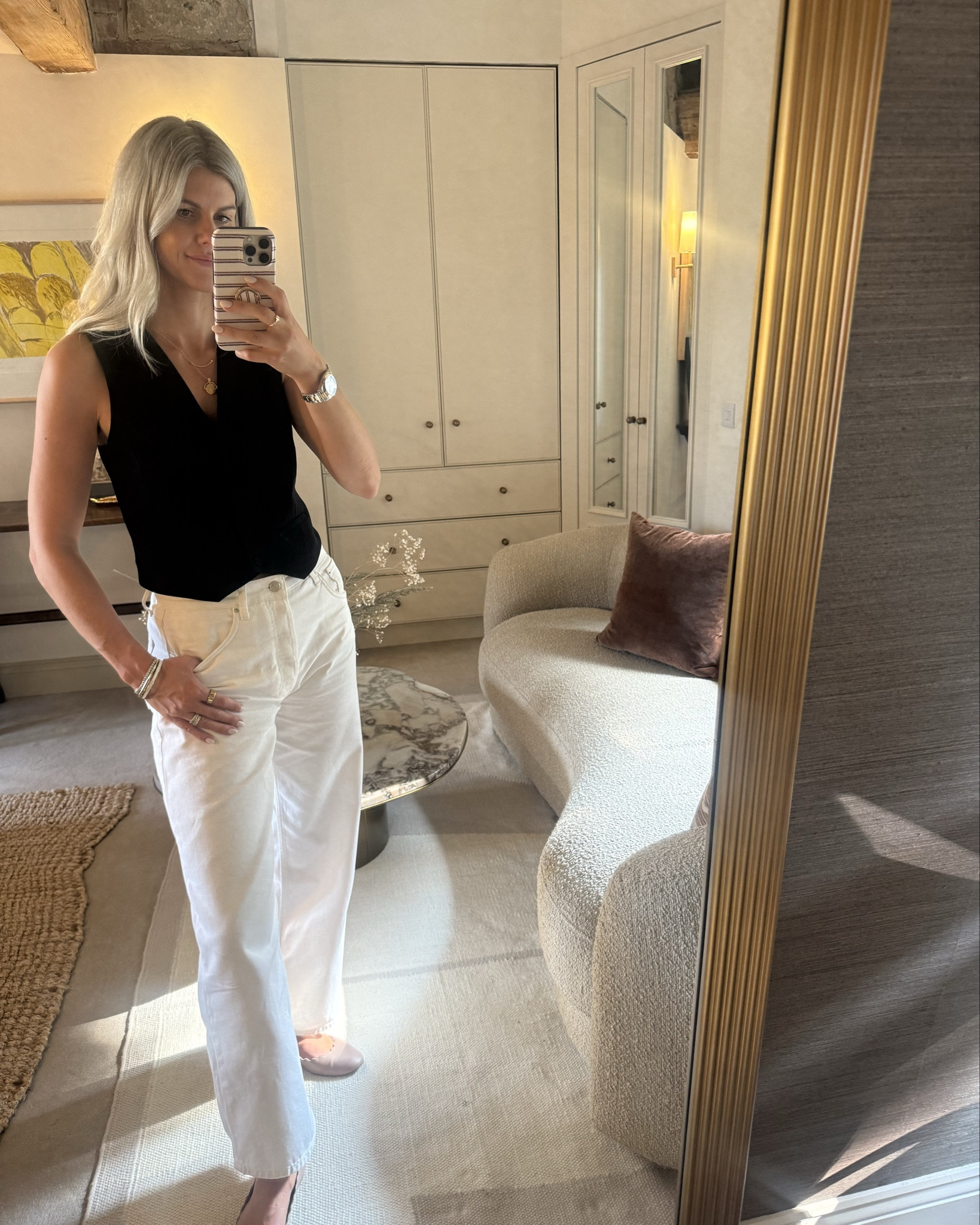 Easy wearing waistcoat and white jeans 

#LTKluxury #LTKsummer #LTKireland