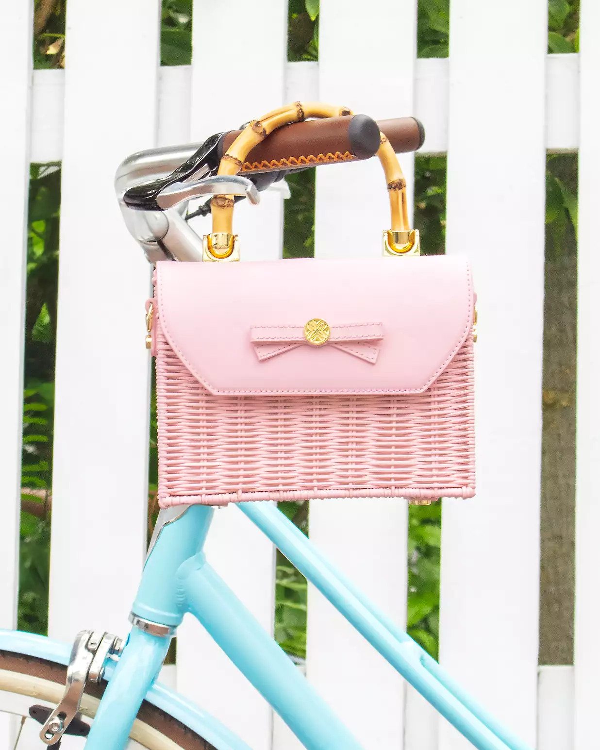 Teighen Bow Wicker Bag | Lilly Pulitzer