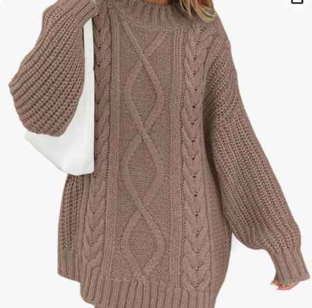Date night outfit idea for winter months is this cozy sweater dress from Amazon 

#LTKbump #LTKitbag #LTKMostLoved