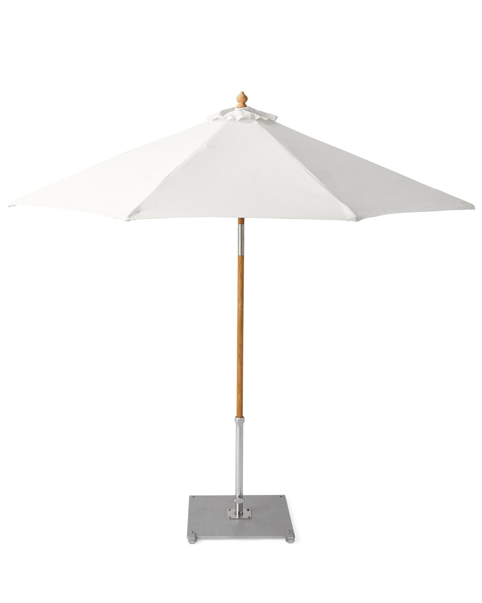 Teak Market Umbrella | Serena and Lily