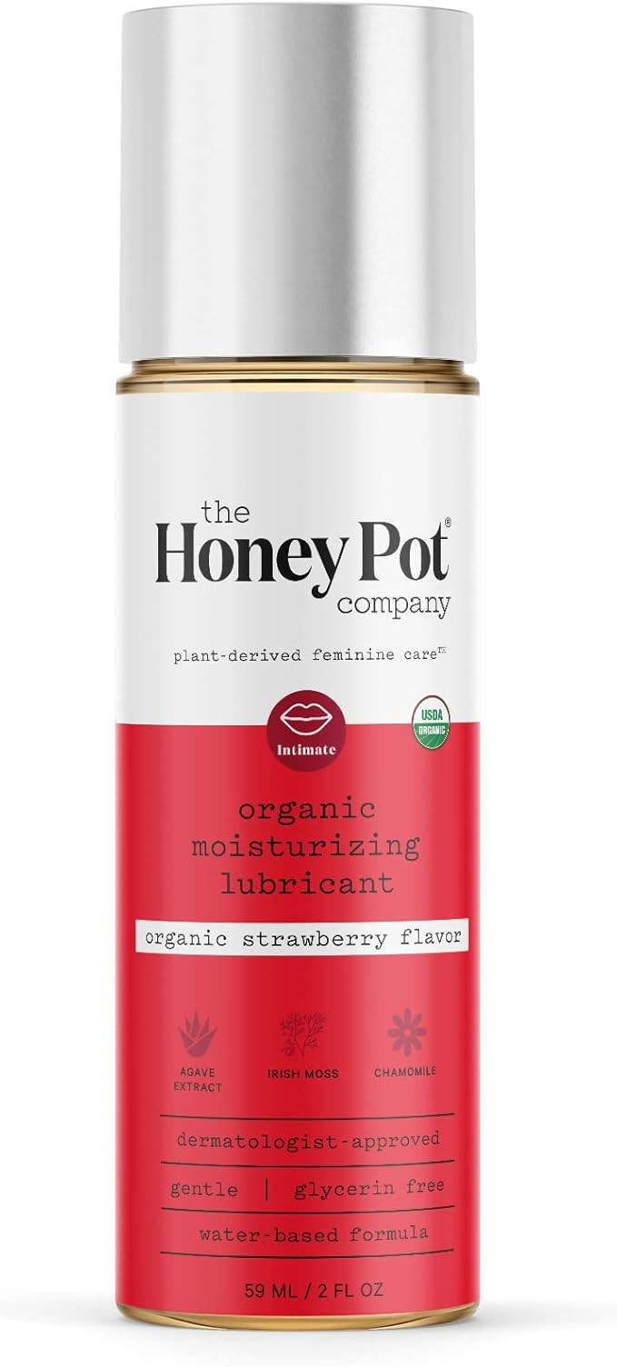 The Honey Pot Company - Strawberry Flavored Lube - Organic Water Based Lubricant - Perfect for Wo... | Amazon (US)