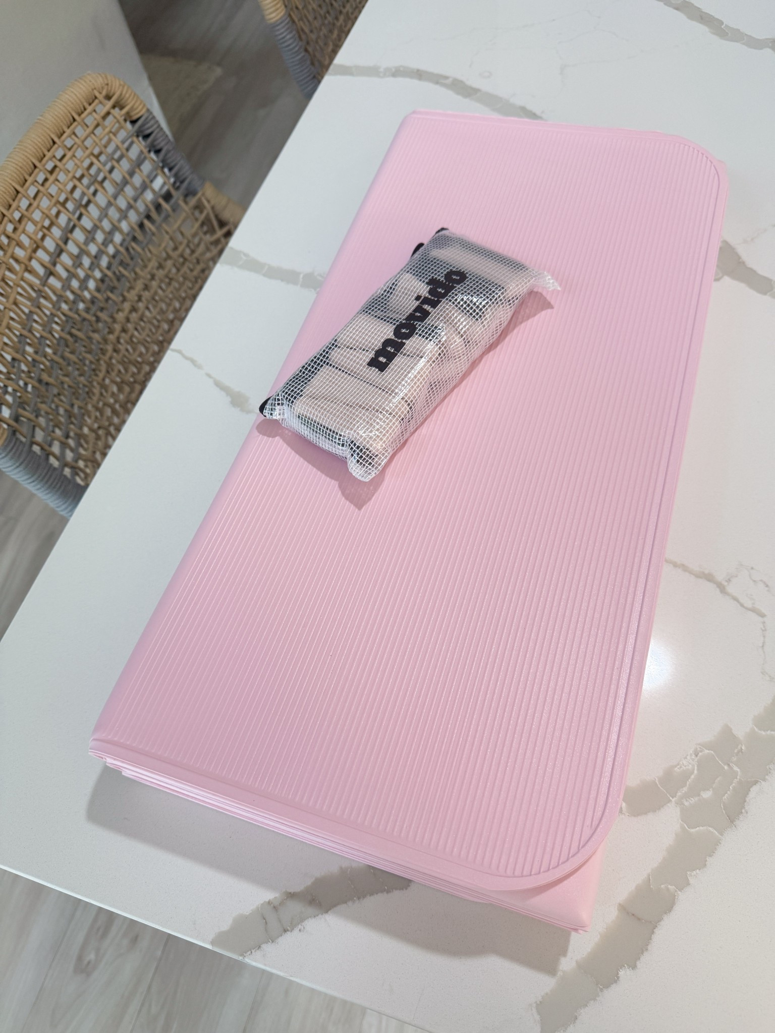 Yoga/Pilates mat + Ankle and wrist weight 

#LTKU #LTKHome #LTKActive