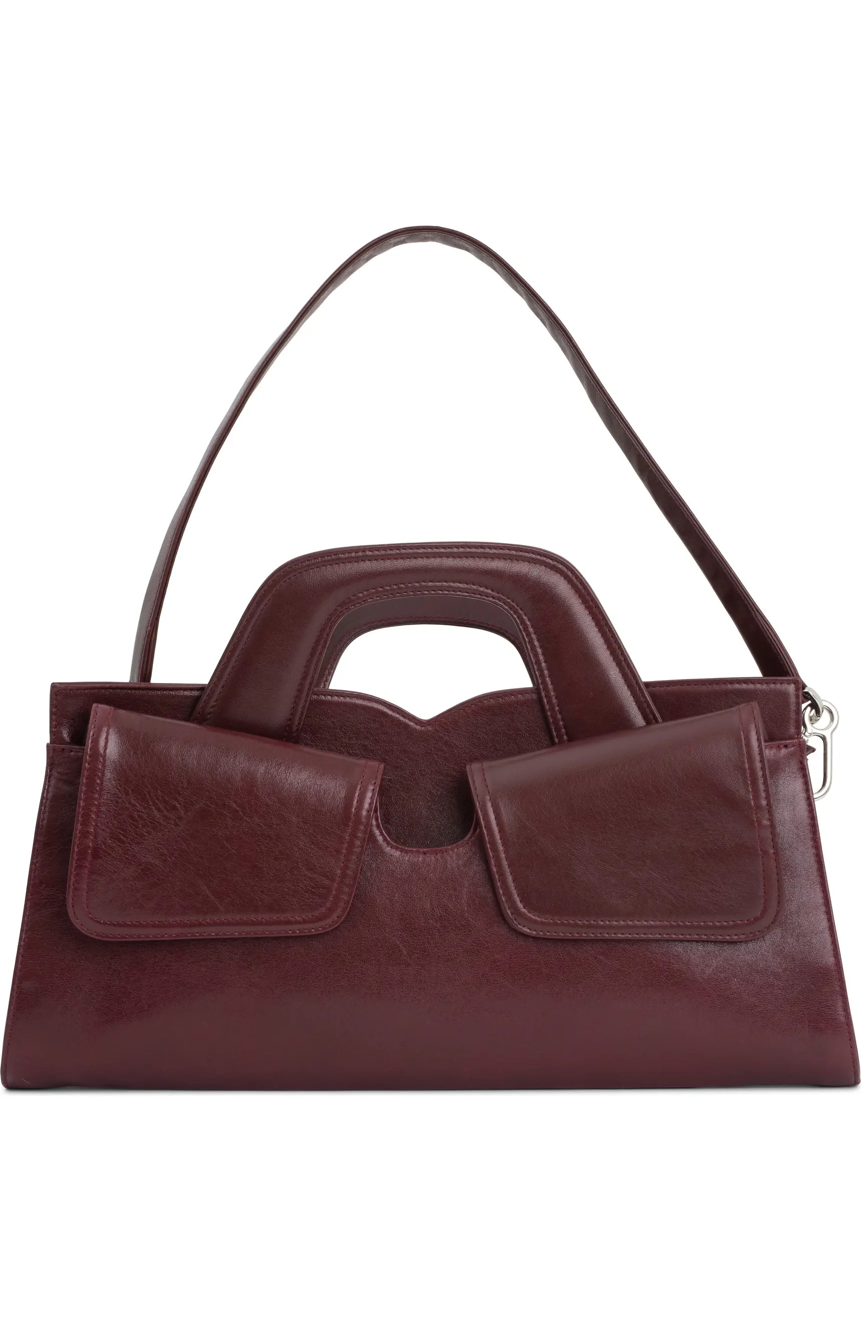 Lorelai Double Strap Leather Satchel | Nordstrom