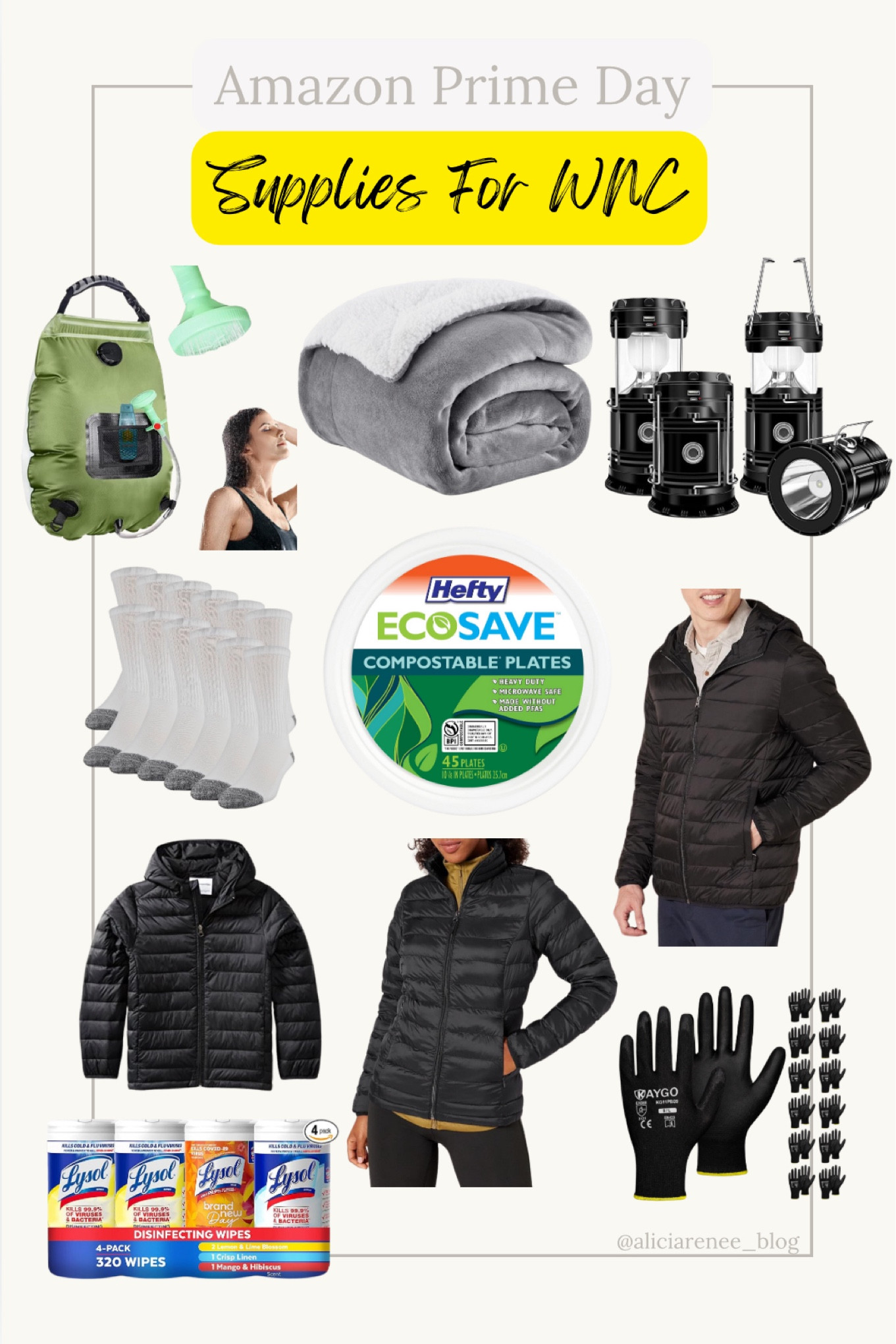 During Amazon Prime Day, consider sending some much needed supplies and donations to WNC. Many in this area are still without water and some without power. People have lost their homes. And all are working together to take care of each other and clean up their community so they can start to rebuild💙.

#LTKFindsUnder100 #LTKxPrimeDay #LTKFindsUnder50