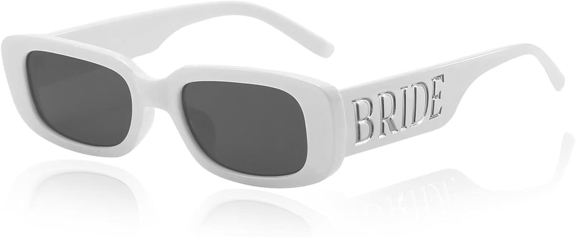 Bride Sunglasses White Wedding Sunglasses for Women Wedding Bridal Sunglass for Bridal Shower Gif... | Amazon (US)