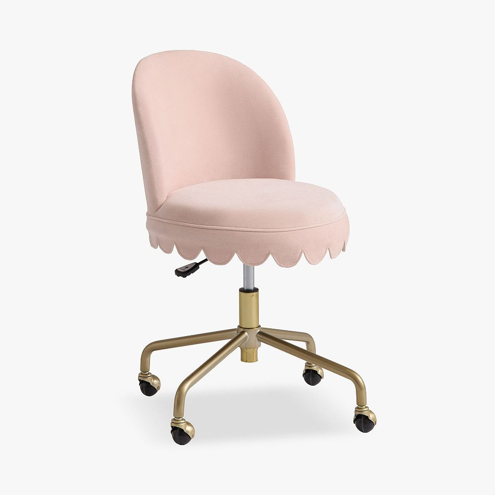 Scallop Skirt Swivel Desk Chair | Pottery Barn Teen