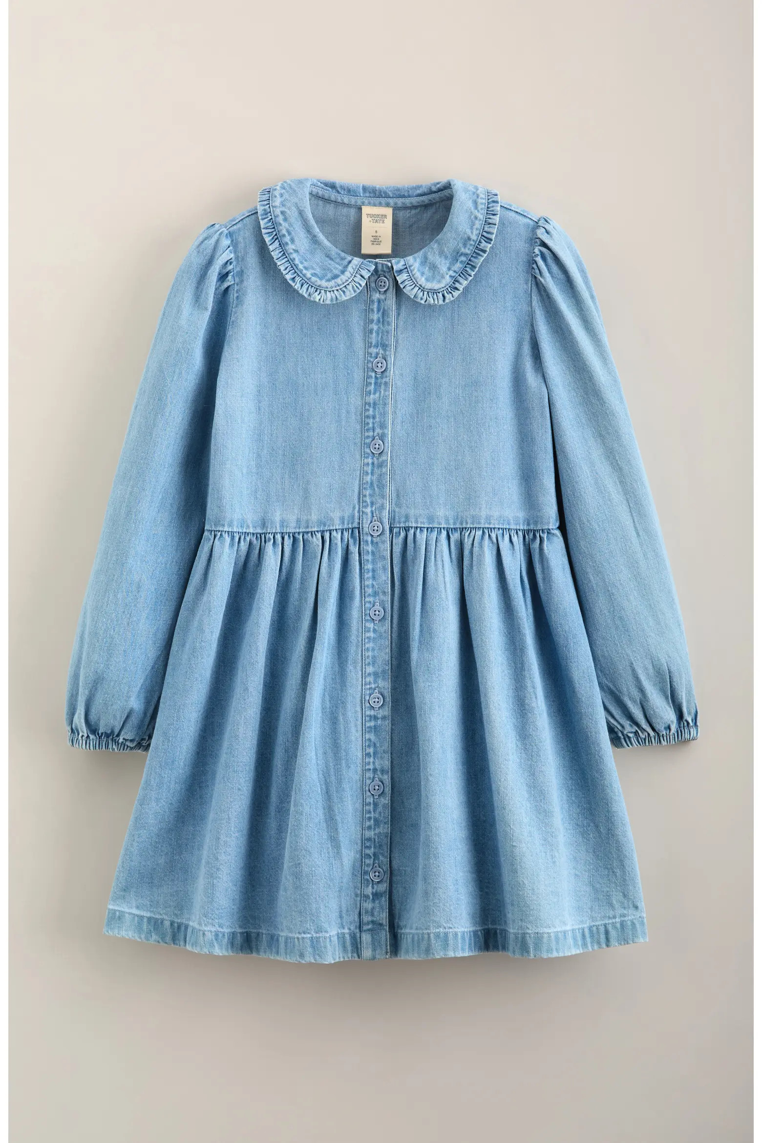 Tucker + Tate Kids' Ruffle Collar Cotton Dress | Nordstrom | Nordstrom