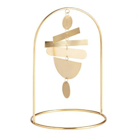 Gold Metal Geo Tabletop Mobile | World Market