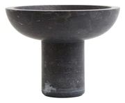 Black Marble Footed Bowl | Jayson Home