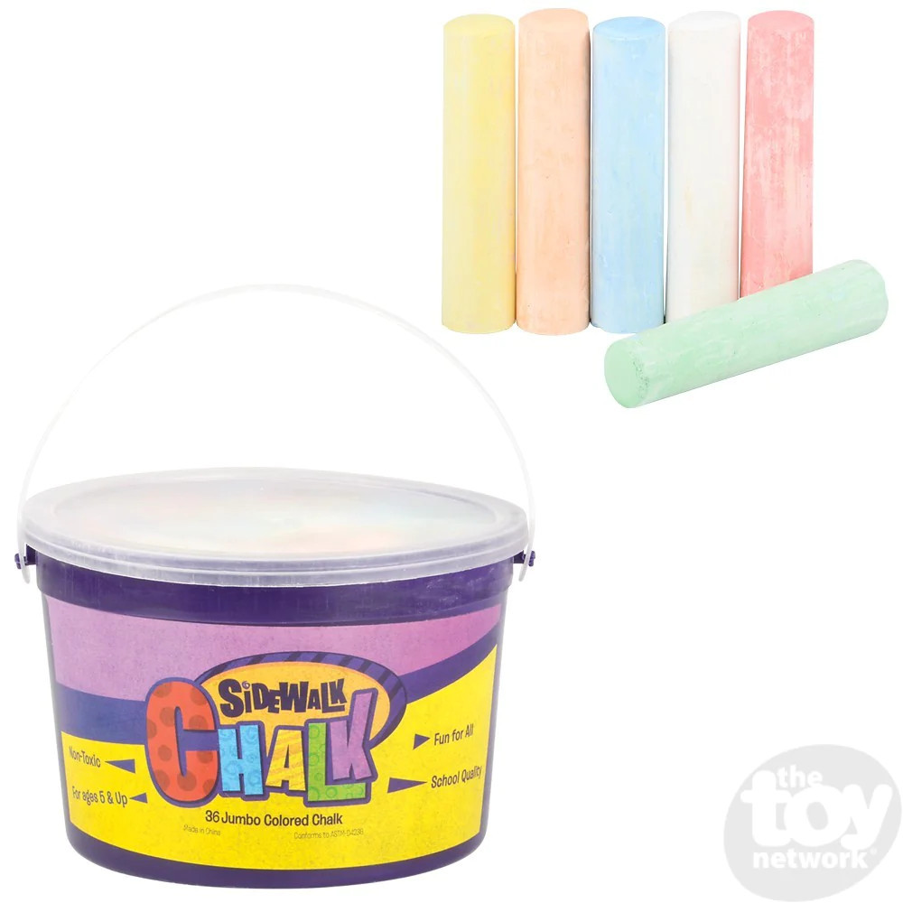 Jumbo Chalk in a Bucket | Haute Totz