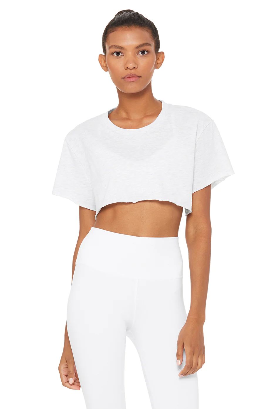 Cropped Short Sleeve Top | Alo Yoga