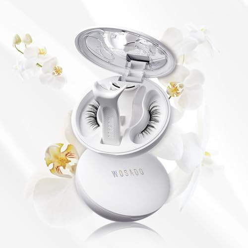 WOSADO Soft Magnetic Eyelashes Kit with Applicator, [Orchid] 22mm Reusable Glue-free Wispy Magnetic Lashes, Cruelty-free False Lashes, Waterproof, Lightweight, Suit for Heavy Makeup | Amazon (US)
