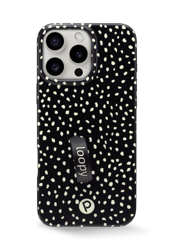 Loopy Cases - Noir Dots | Loopy Cases
