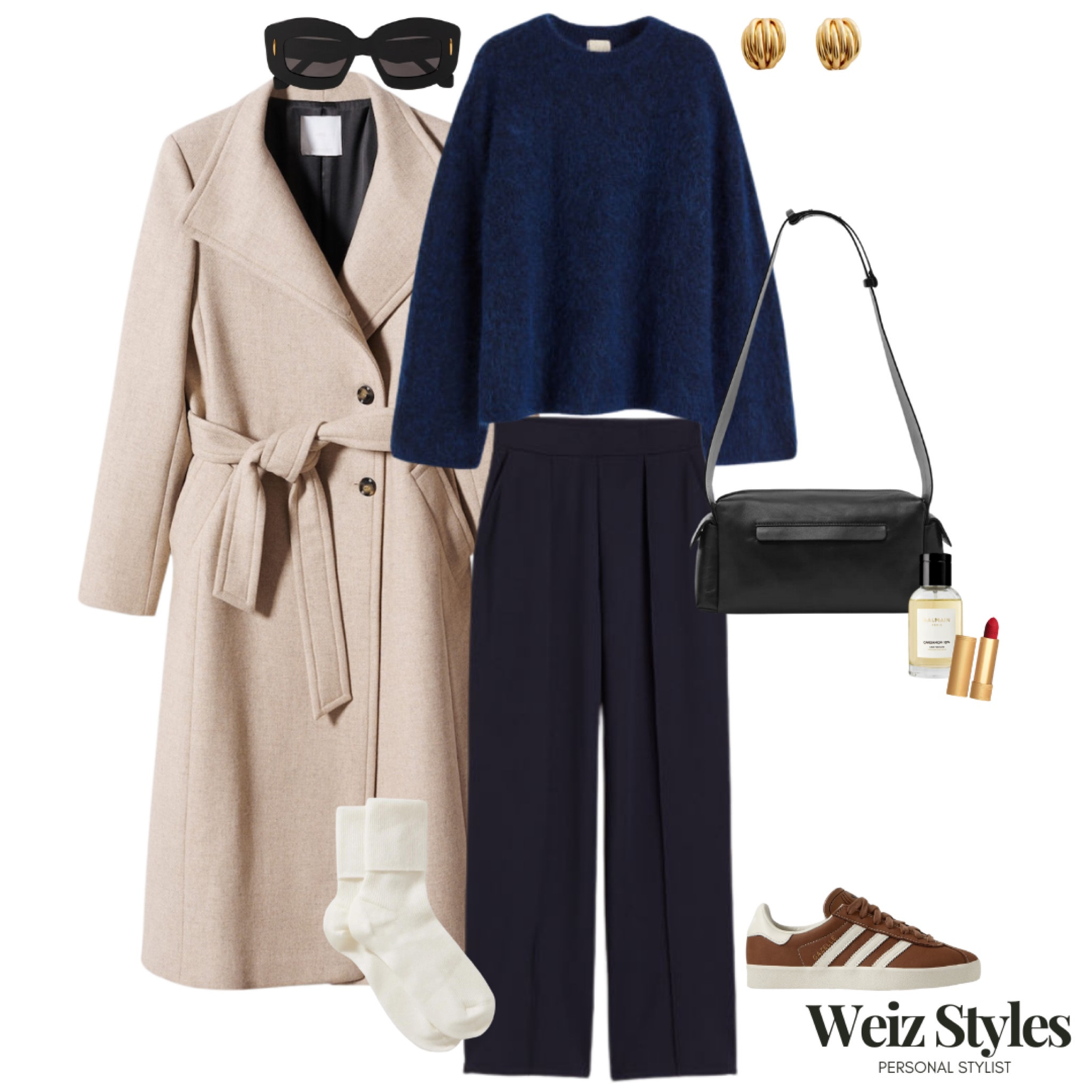 How chic is this everyday ensemble? This casual look is perfect for those of you who want to appear effortlessly sleek ❤️ 

Need a little help putting your outfits together? Let me help you! Get in touch 💌 hello@weizstyles.com 

#mohair #jumper #navy #blue #crossbody #bag #coat #chic #everyday #casual #effortless  #classic #elevate #adidas #brown #trainers #trousers #wideleg #sunglasses #socks #cashmere #rib #gold #earrings #cos #mango #h&m #johnlewis #lipstick #perfume #feminine #netaporter #classicoutfit #styling #weizstyles #personalstylist #styling #howtowear #howtostyle #winter #autumn 



#LTKeurope #LTKstyletip #LTKSeasonal