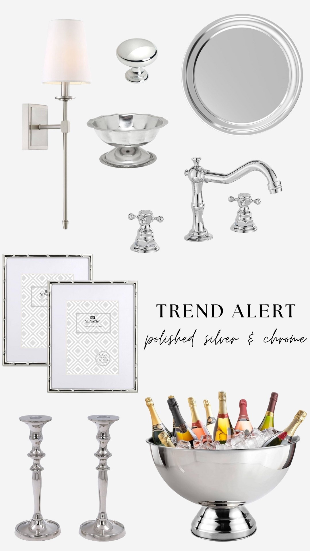 TREND ALERT: Polished Silver & Chrome

#LTKSeasonal #LTKSaleAlert #LTKHome