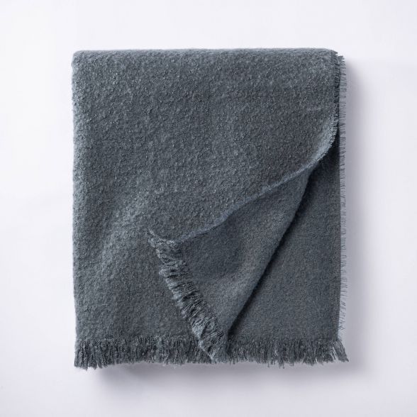 Boucle Faux Mohair Throw Blanket - Threshold™ designed with Studio McGee | Target