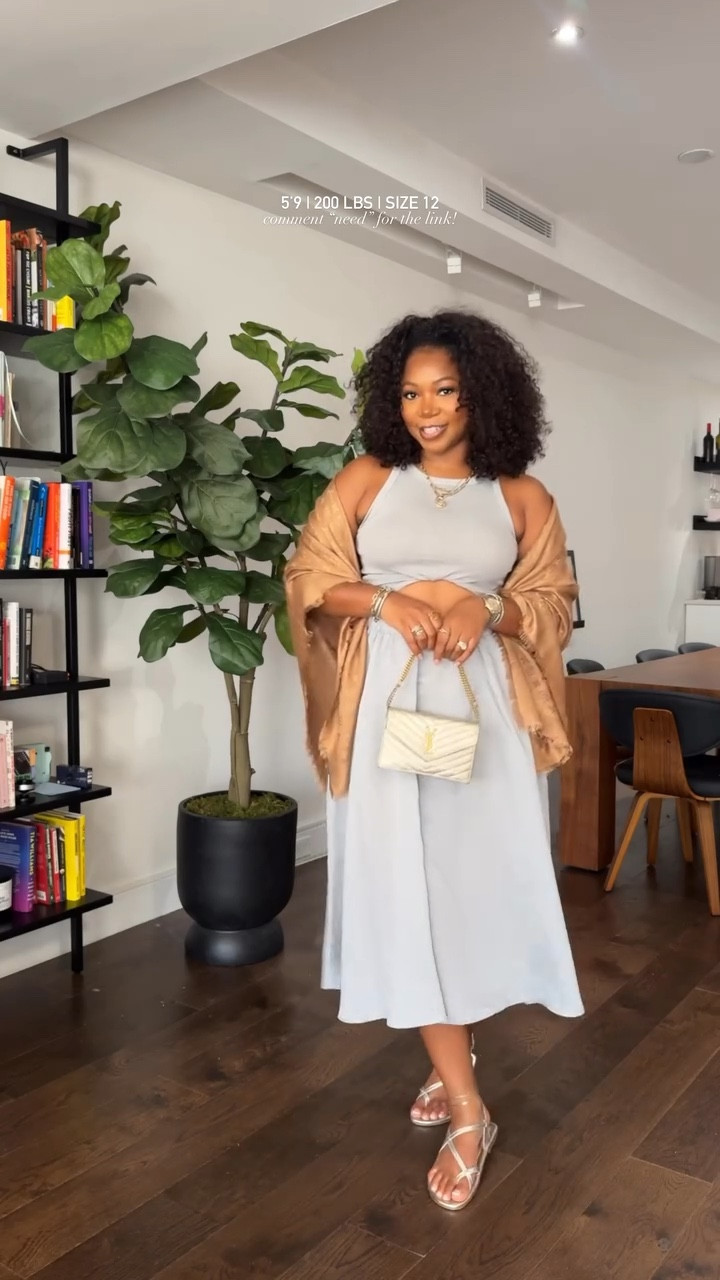 love this simple & chic two toned look! I am 5’9 200 lbs wearing Medium top + medium bottom. My shawl from the video is LV but I linked what I could!

#LTKstyletip #LTKmidsize