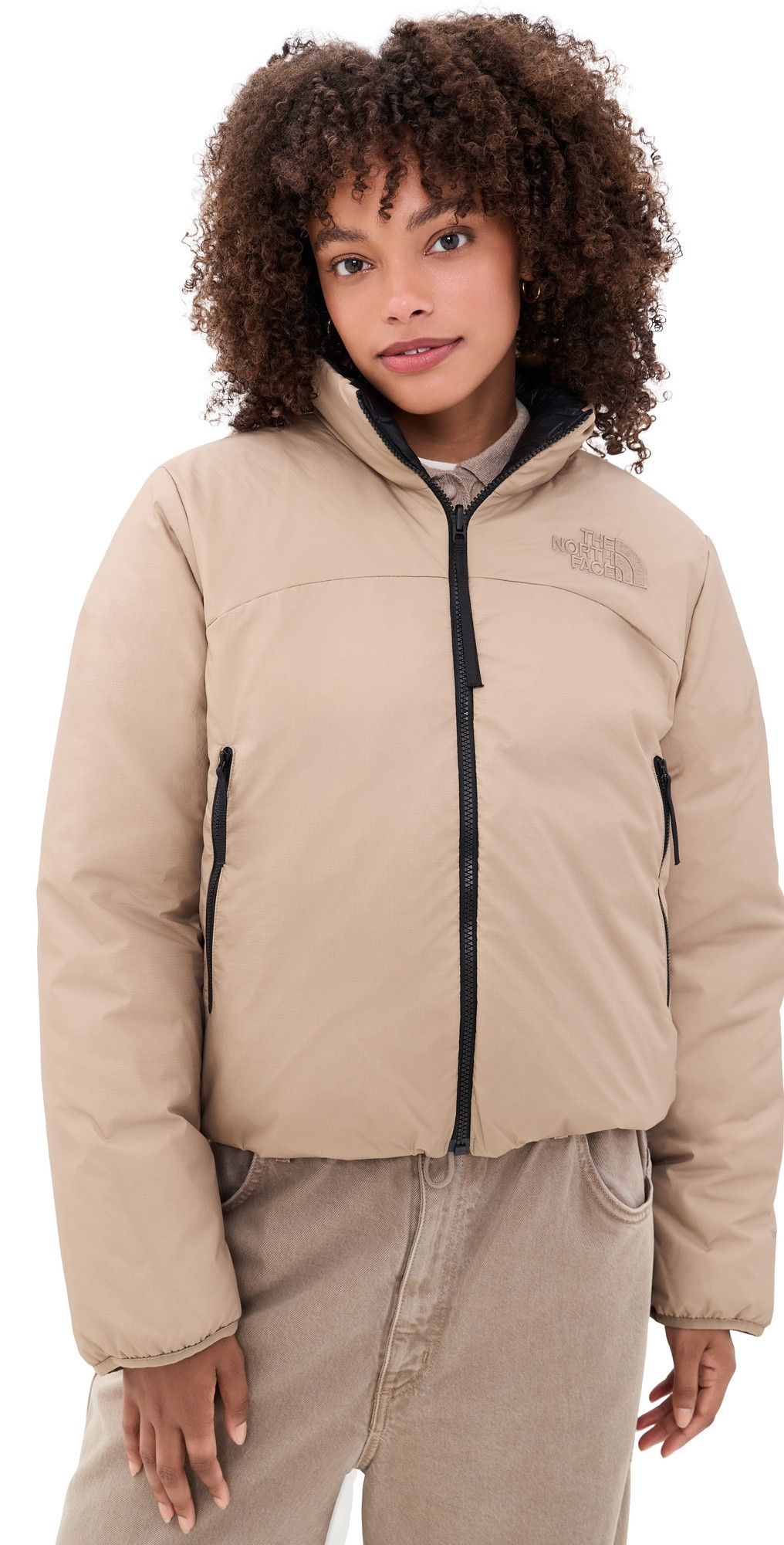 The North Face Pertex Nuptse Reversible Jacket Garnet/TNF Black M | Shopbop