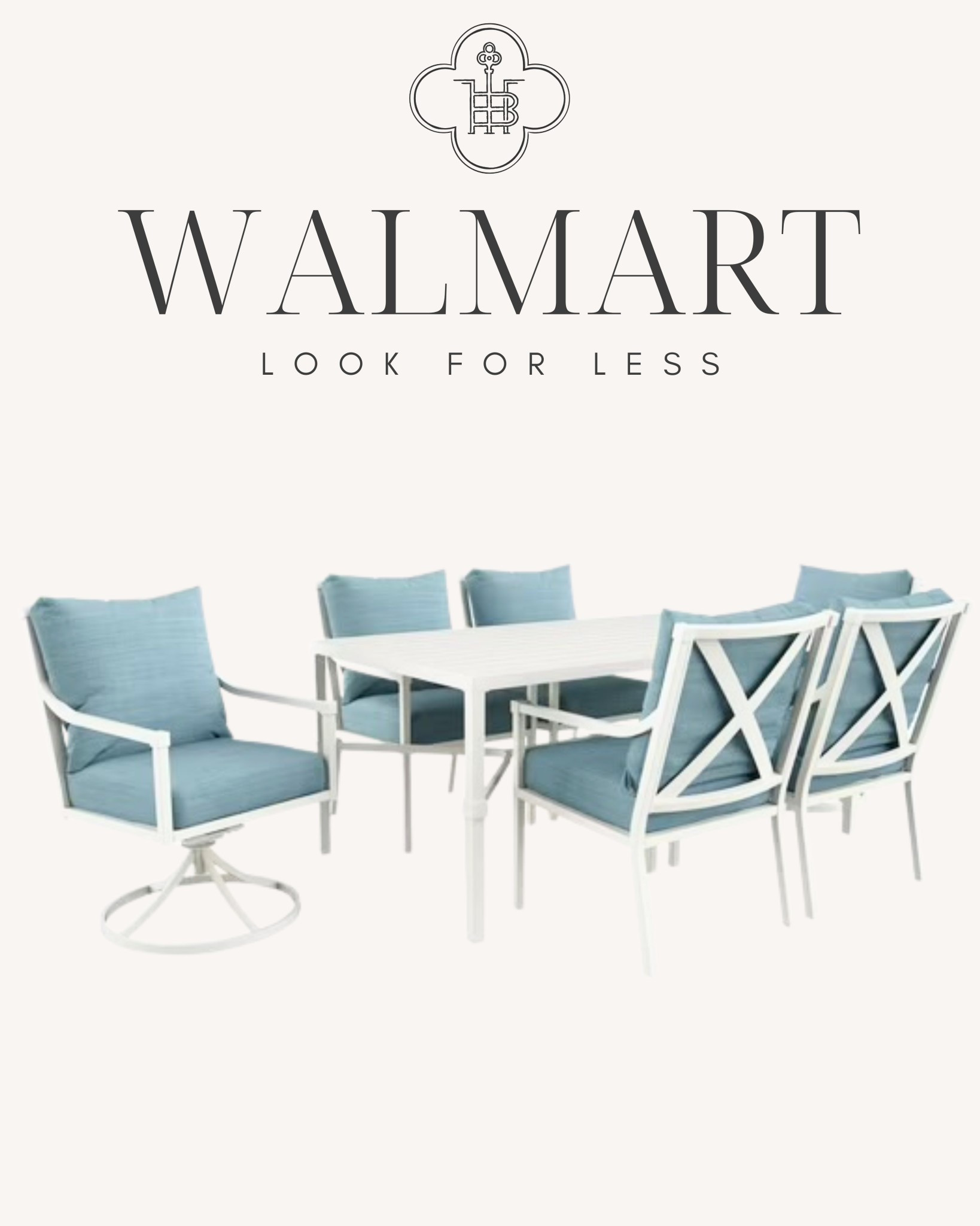 The prettiest look for less patio set!!

#LTKSeasonal #LTKHome