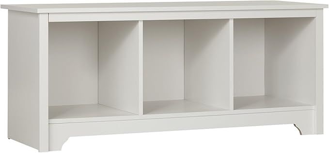 South Shore Entryway Cubby Storage Bench, Pure White | Amazon (US)
