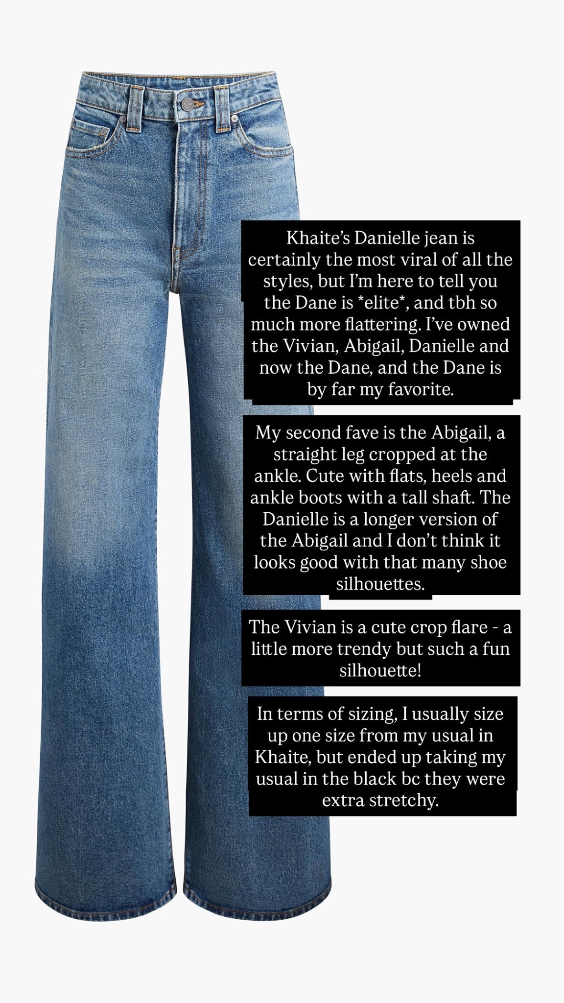 The skinny on Khaite denim! I normally wear a 26 in jeans and size up to a 27 in Khaite jeans!