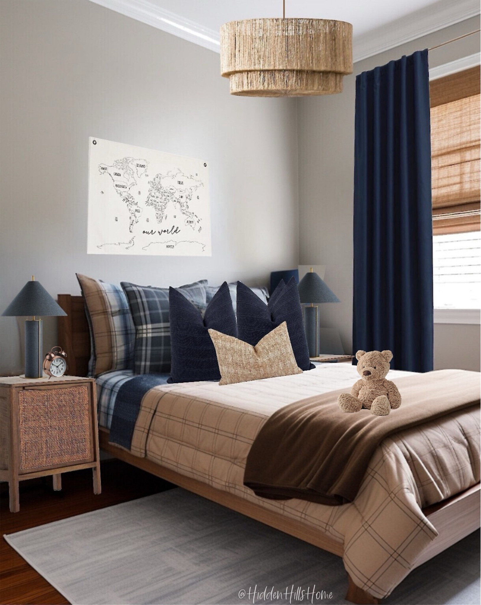 Boys bedroom design, blue and beige boys bedroom, bedroom decor inspo #boys

#LTKsalealert #LTKhome #LTKkids