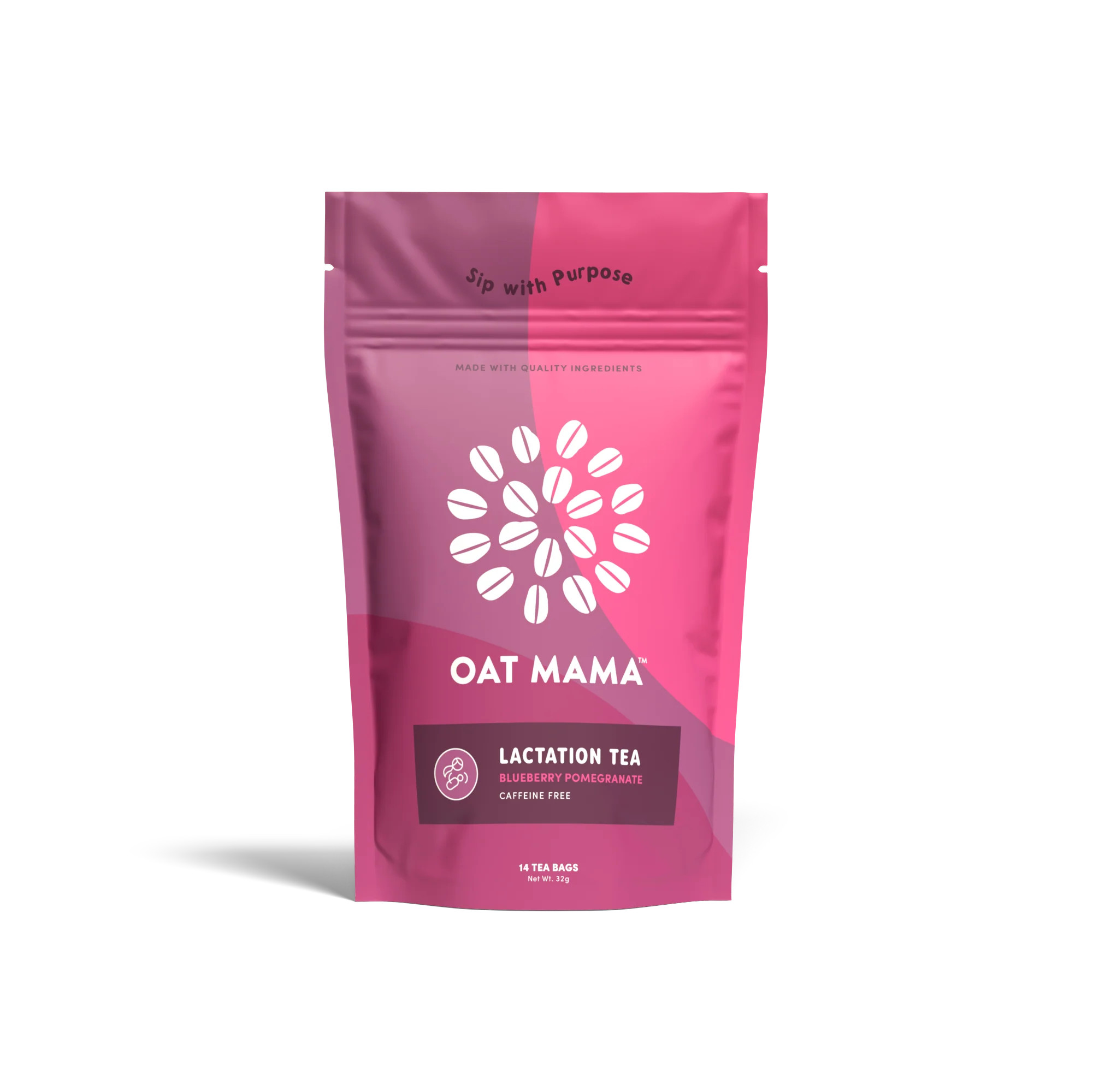 Blueberry Pomegranate Lactation Tea | Oat Mama