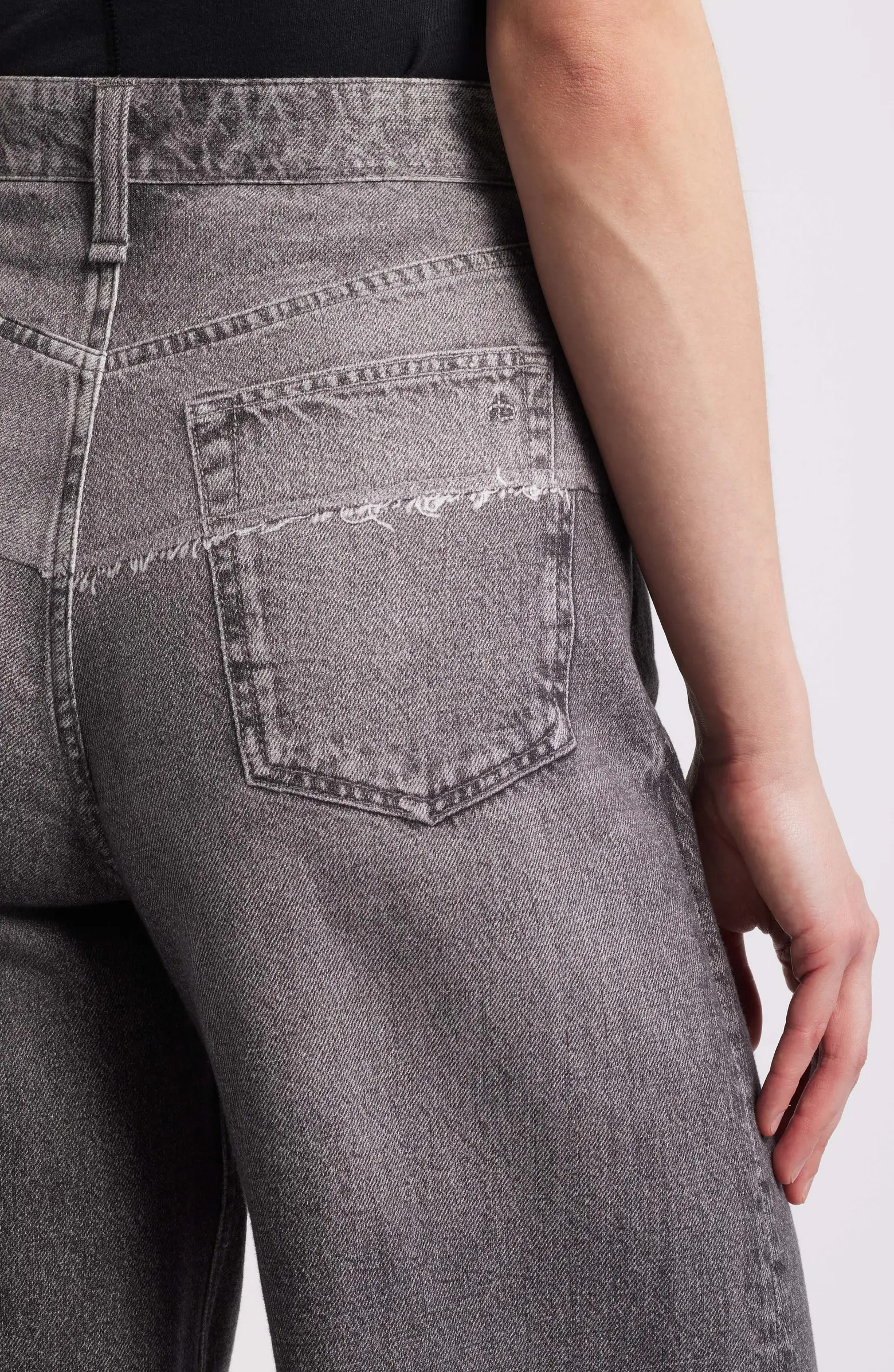 Miramar Sofie High Waist Wide Leg Cotton Terry Sweatpant Jeans | Nordstrom