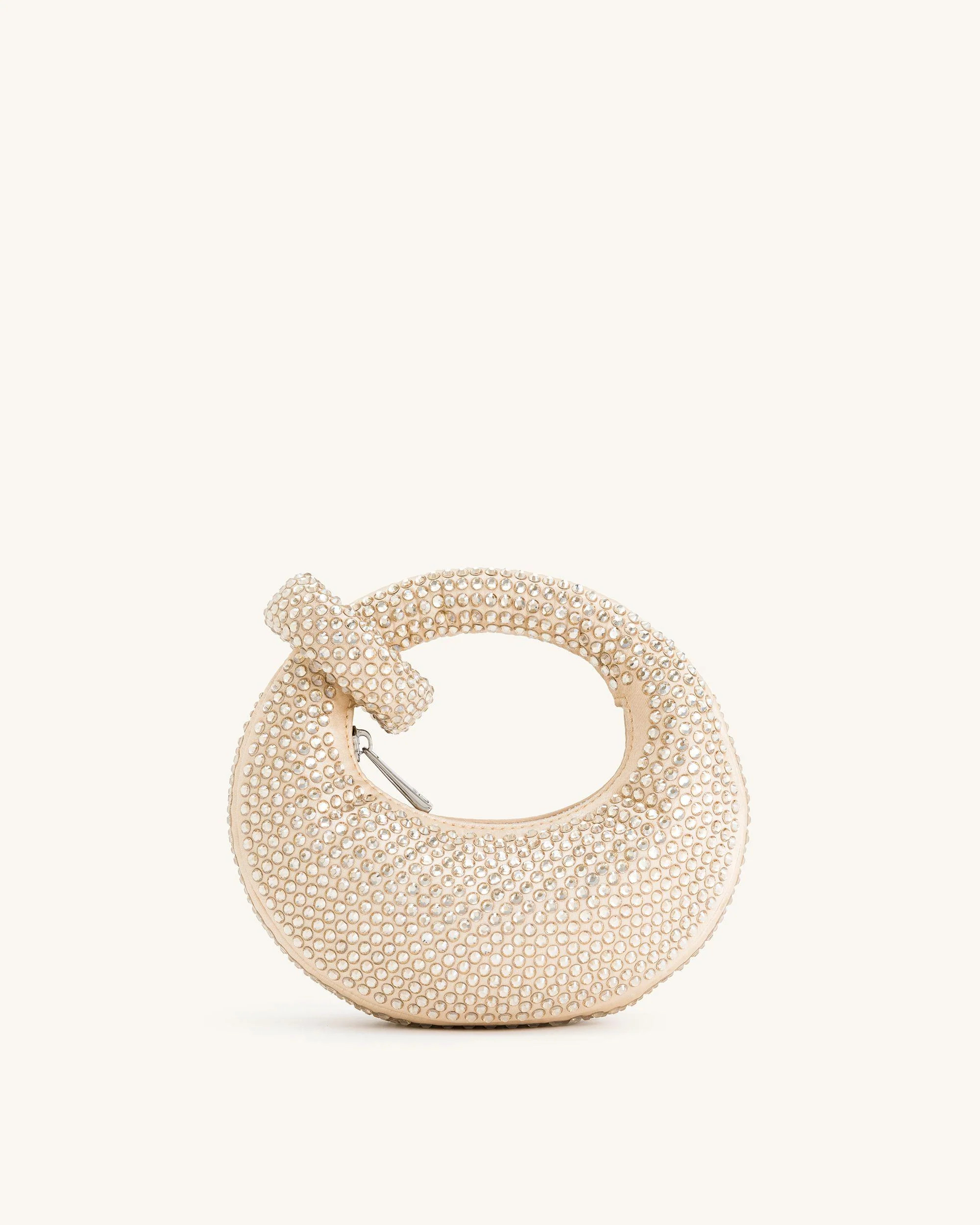 Abacus Artificial Crystal Mini Top Handle Bag - Yellow | JW PEI US