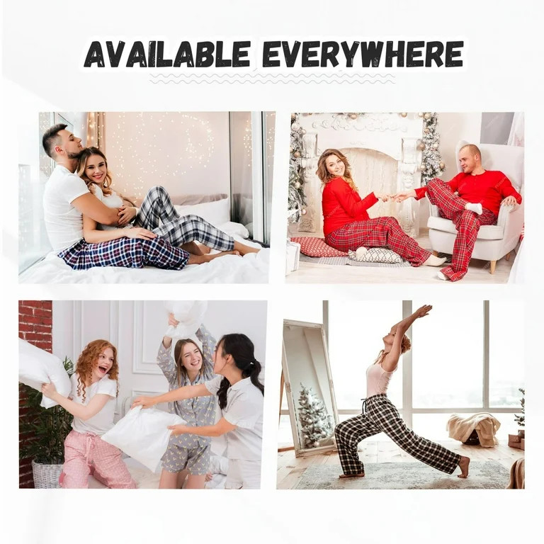 Pajama Pants Women - Brown leopard print A Soft Breathable Sleep & Lounge Pants for Women, Comfy ... | Walmart (US)