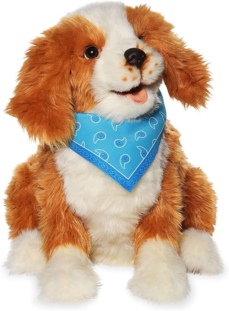 JOY FOR ALL - Freckled Pup - Brown and White Soft-Touch Coat - Realistic and Lifelike Interactive... | Amazon (US)