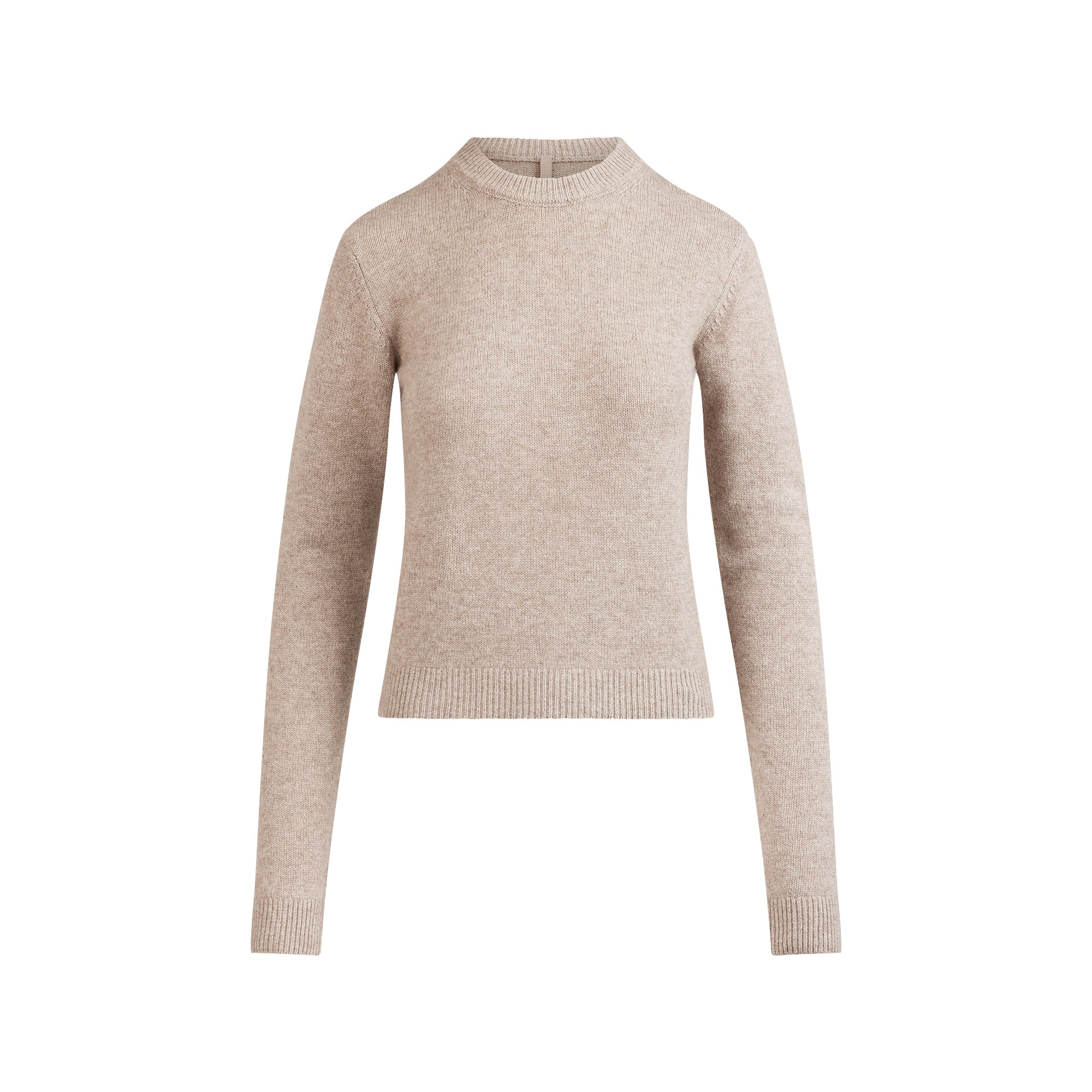 WOOL CASHMERE CREWNECK SWEATER | LINEN | SKIMS (US)
