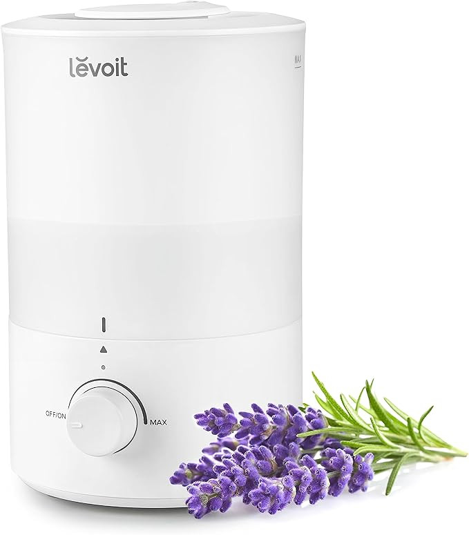 LEVOIT Humidifiers for Bedroom, Quiet (3L Water Tank) Cool Mist Top Fill Essential Oil Diffuser w... | Amazon (US)