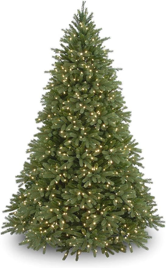 National Tree Company Feel Real Jersey Frasier Fir 7.5 Foot Artificial Prelit Christmas Tree w/Du... | Amazon (US)