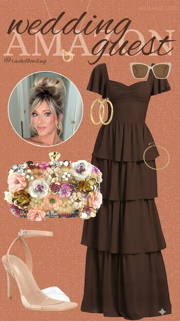 ✨ Wedding Guest Ready ✨

This Amazon look is elegant perfection for any fall or winter wedding 🤎

👗 Flowy tiered dress — classic & flattering
👠 Nude heels — elongate your legs
🕶️ Trendy shades — chic for daytime ceremonies
💐 Floral clutch — the ultimate statement piece
✨ Gold hoops — timeless + glam

#WeddingGuest #AmazonFinds #AmazonFashion #WeddingOutfit #FallWeddingGuest #AmazonStyle 

#LTKWedding #LTKSeasonal #LTKMidsize