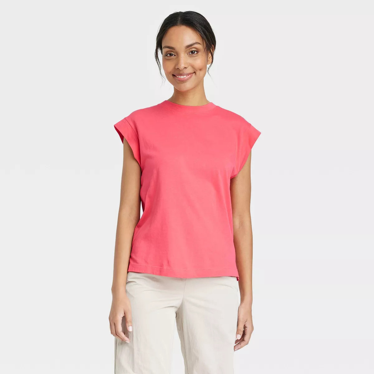 Women's Extended Shoulder T-Shirt - A New Day™ | Target