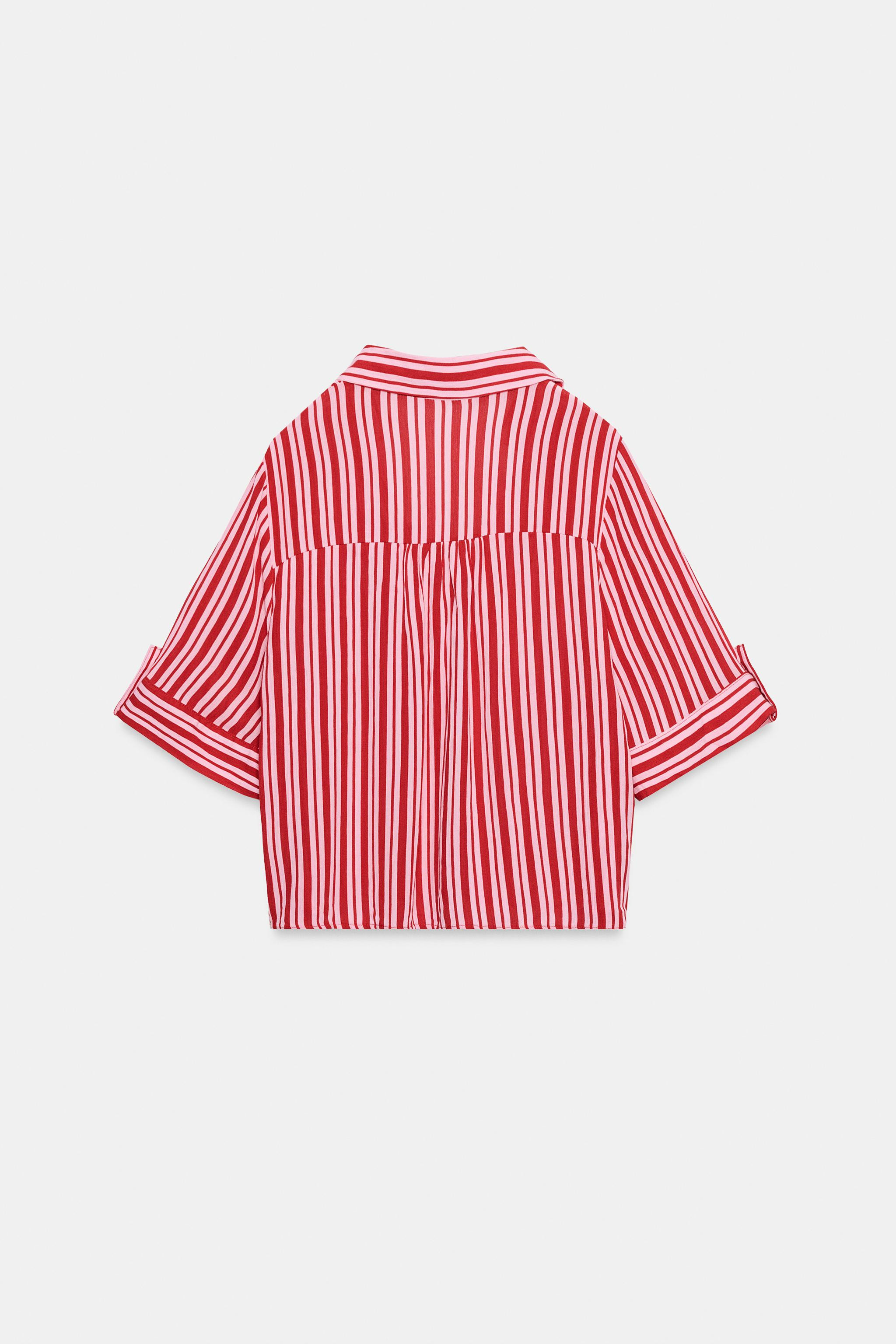 FLOWY STRIPED SHIRT | Zara US