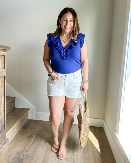 Midsize spring outfit 
Fit tips: top tts, L // shorts size up, 14 

Code RYANNE10 for 10% off gibsonlook 

Spring spring outfit casual outfit midsize fashion midsize style midsize outfit the recruiter mom

#LTKmidsize #LTKSeasonal #LTKfindsunder50