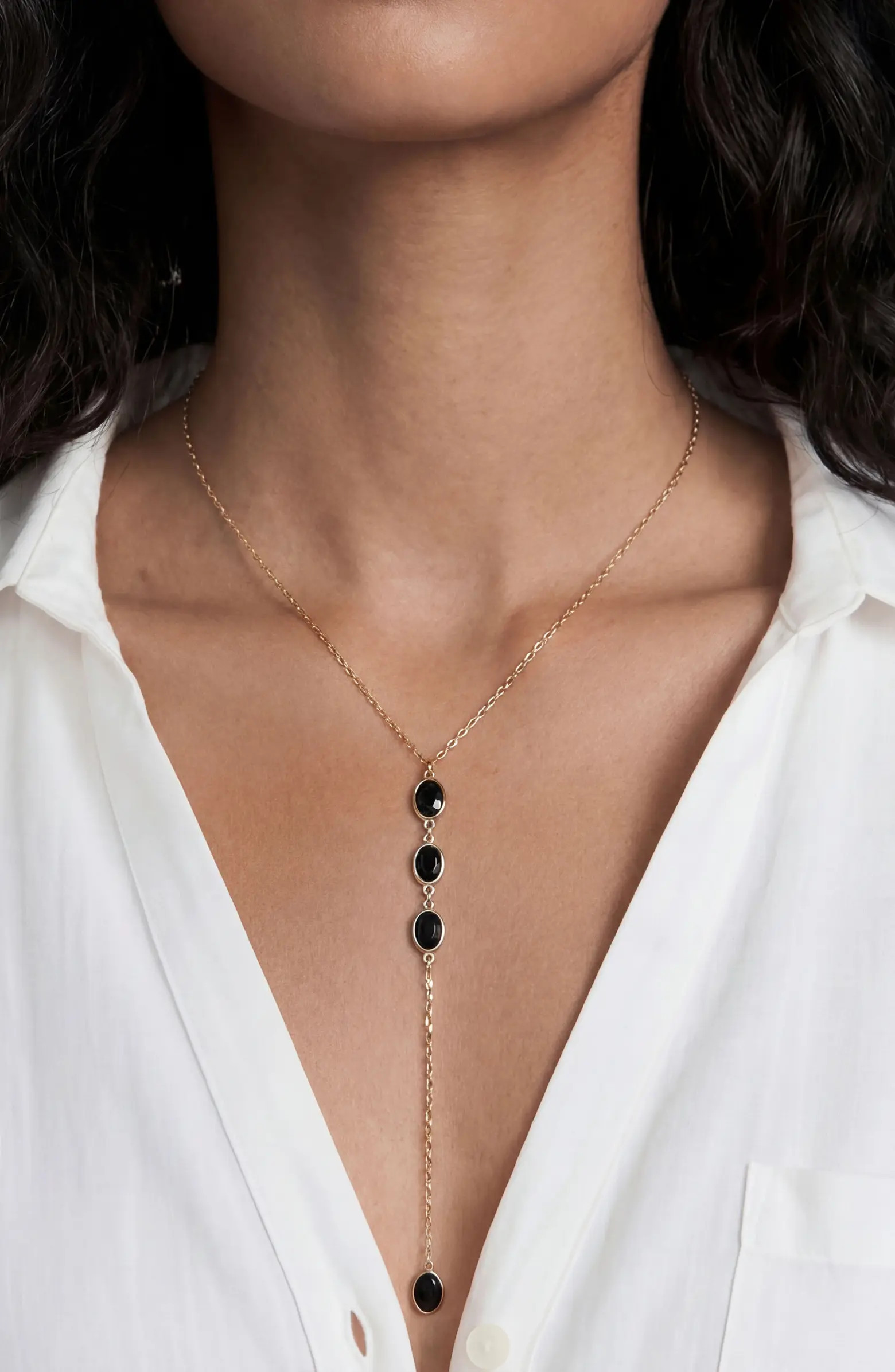 Ettika Sparkle Dip Y-Necklace | Nordstrom | Nordstrom