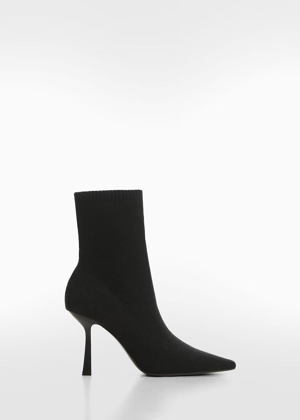Leather boots with kitten heels -  Women | Mango United Kingdom | MANGO (UK)