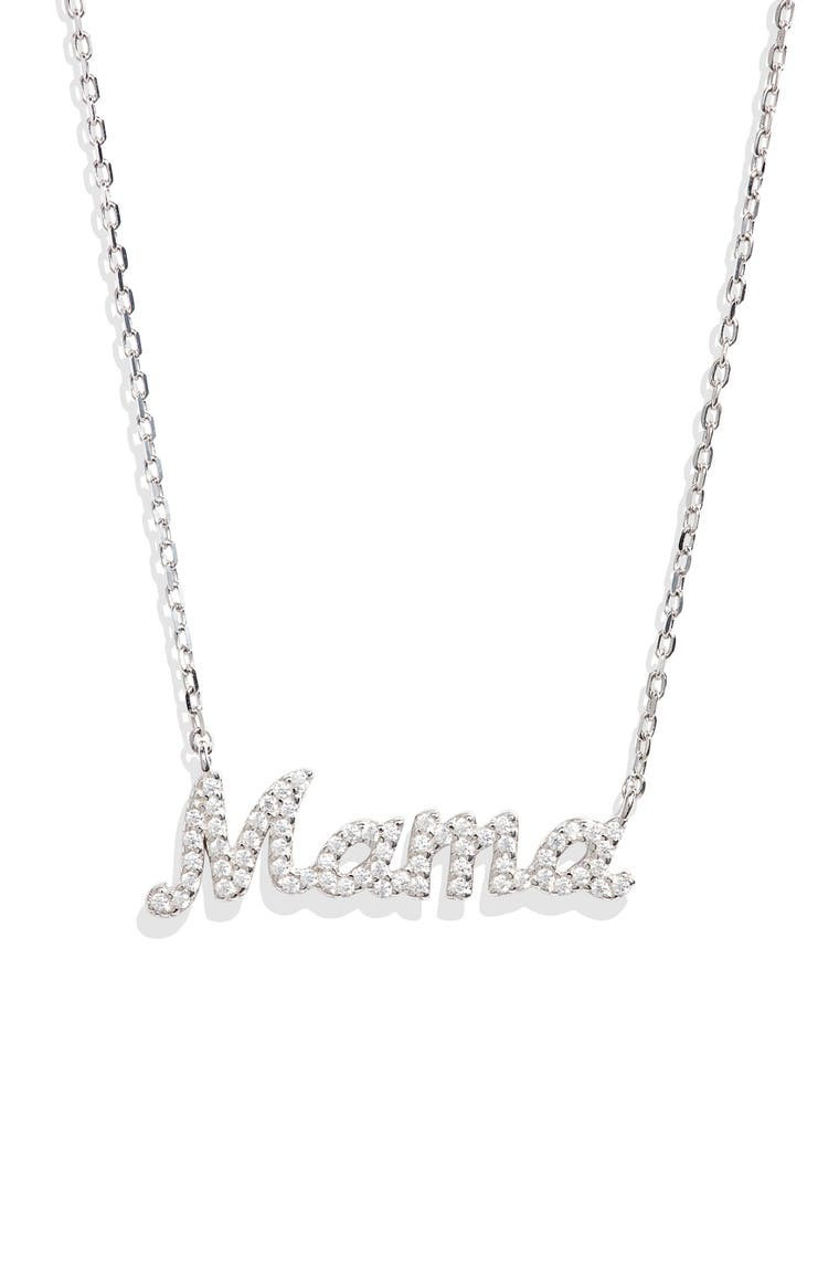 Pavé Mama Pendant Necklace | Nordstrom