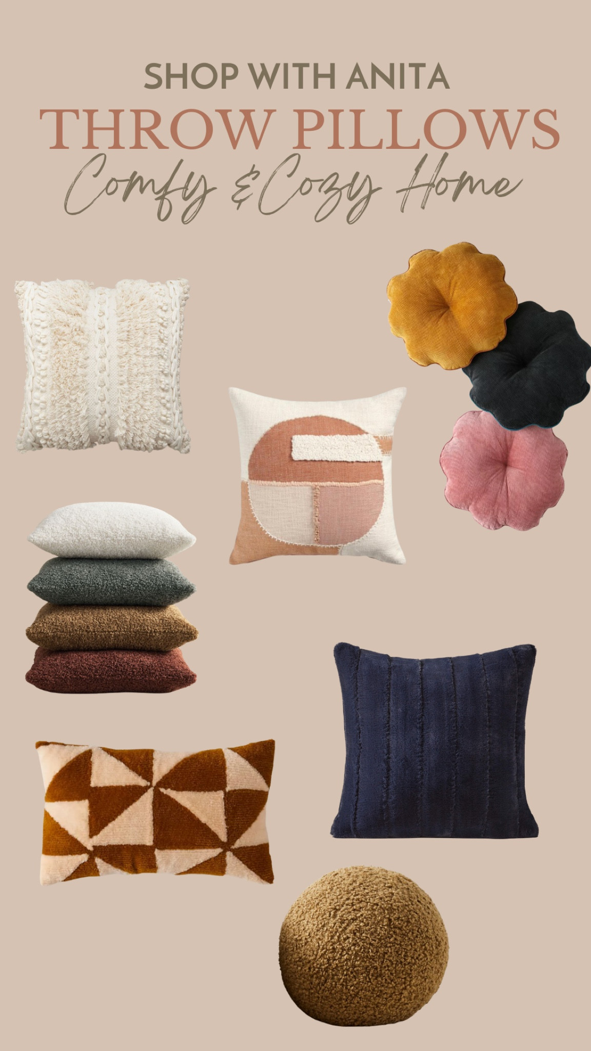 I don't know what it is, but there's something so irresistible about pillows. So many shapes, sizes, colors, and textures. I have to stop myself from going down the pillow aisle sometimes because I already have SO. MANY. PILLOWS. 

#LTKunder50 #LTKunder100 #LTKhome