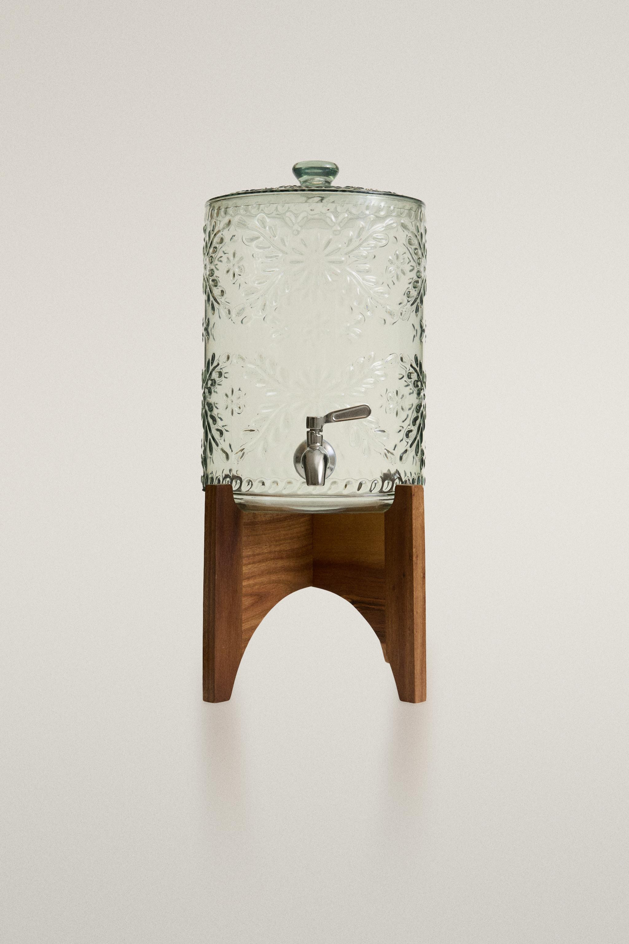 ACACIA WOOD FLORAL DISPENSER | Zara US