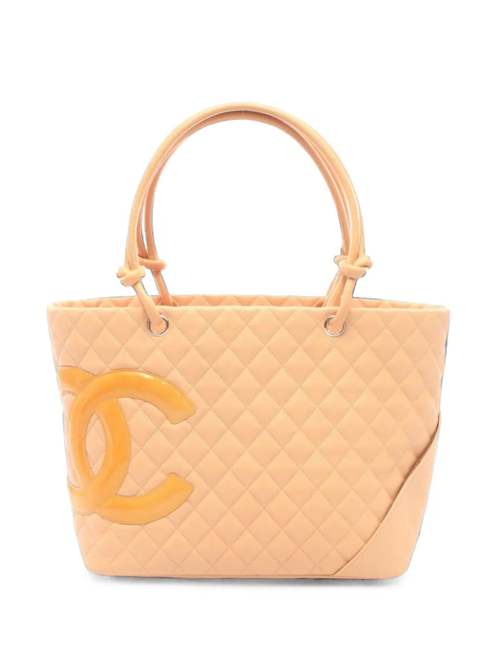 CHANEL Pre-Owned 2005-2006 large Cambon Line handbag - Neutrals | Farfetch Global