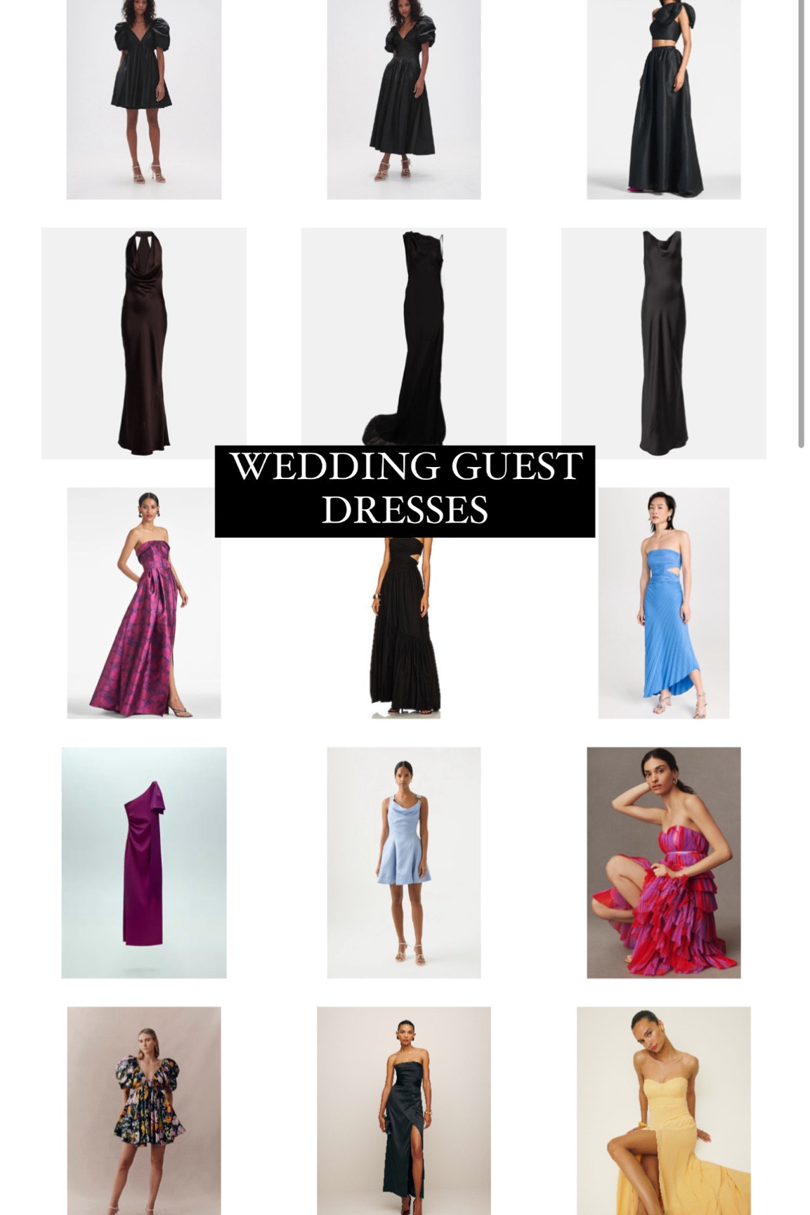 Wedding Guest dresses 

#LTKwedding