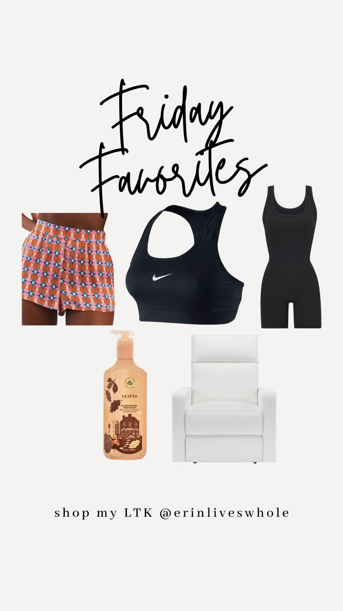 Friday Favs

#LTKFitness #LTKActive #LTKBaby