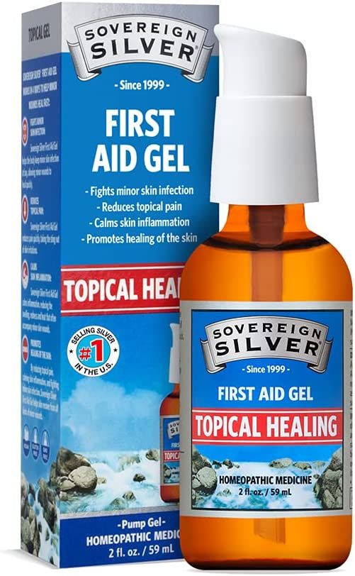 Sovereign Silver First Aid Gel – Topical Healing Homeopathic Medicine, 2 oz. | Amazon (US)