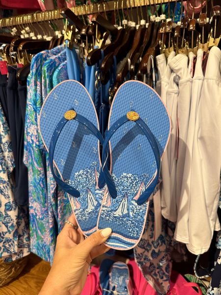 New Lilly Pulitzer flip flops! 
Gift idea for her! 
Vacation style 

#LTKTravel #LTKShoeCrush #LTKGiftGuide