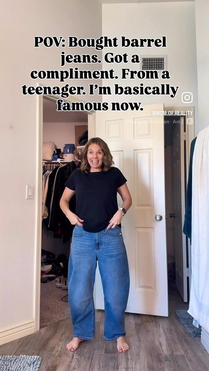 I used to second-guess every trend.
Then I wore the jeans from Old Navy…. For $20
My teen said “they’re actually cool.”

Maybe it’s not about age. Maybe it’s about owning it.

#LTKOver40 #LTKmomlife #LTKootd