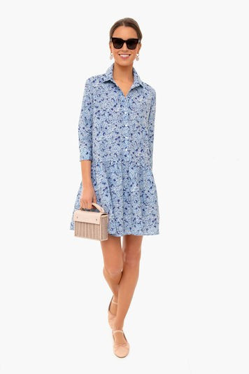 Hydrangea Hayes Shirt Dress | Tuckernuck (US)